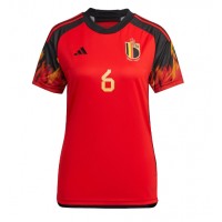 Camisa de time de futebol Bélgica Axel Witsel #6 Replicas 1º Equipamento Feminina Mundo 2022 Manga Curta
